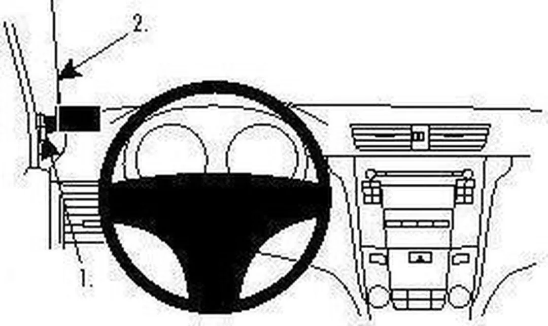 Brodit ProClip 804485 Suzuki Kizashi 10-15 - Linker Beugel - afbeelding 2 van 2