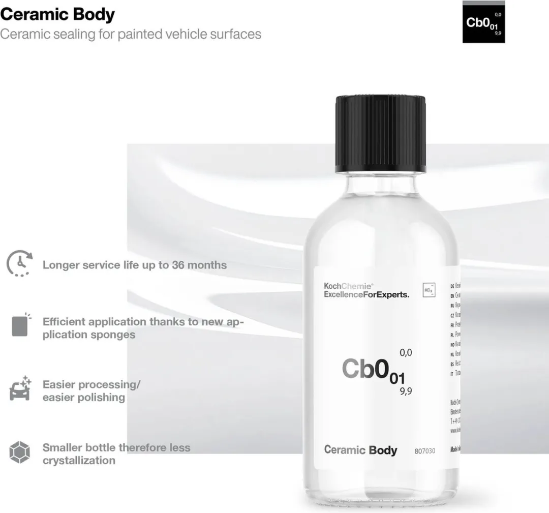 Koch Chemie Ceramic Body CB0.01 Keramische Coating 30ml
