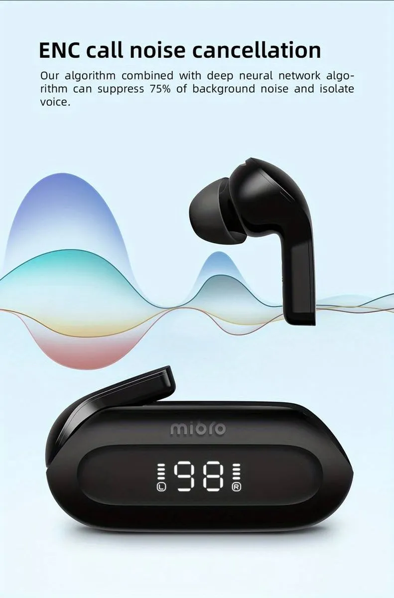 Xiaomi Mibro Earbuds 3 ACC3783 Oordopjes - Wit - afbeelding 4 van 6