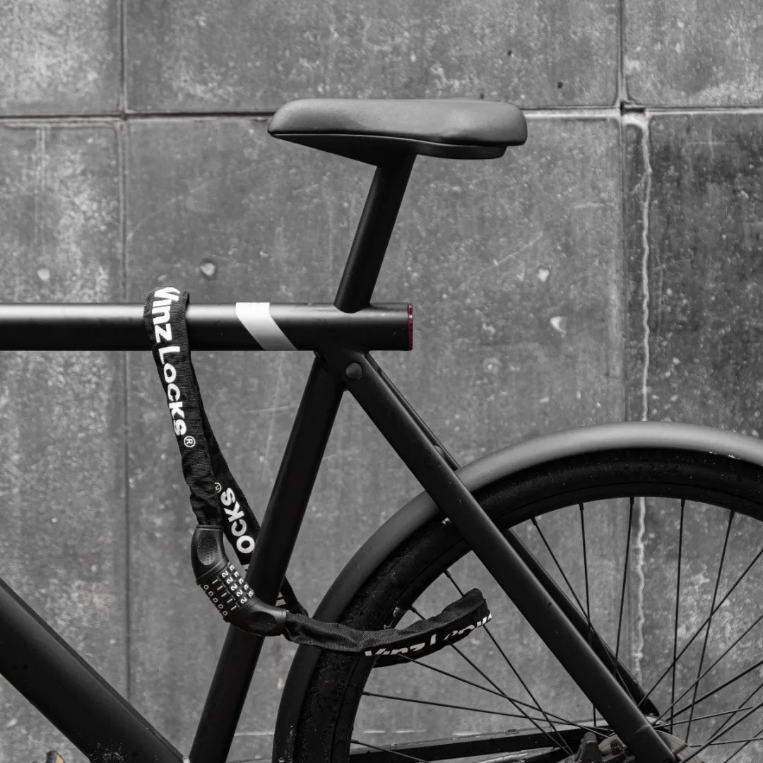 VINZ Devi Cijferslot Fiets 120cm - Zwart - afbeelding 6 van 6