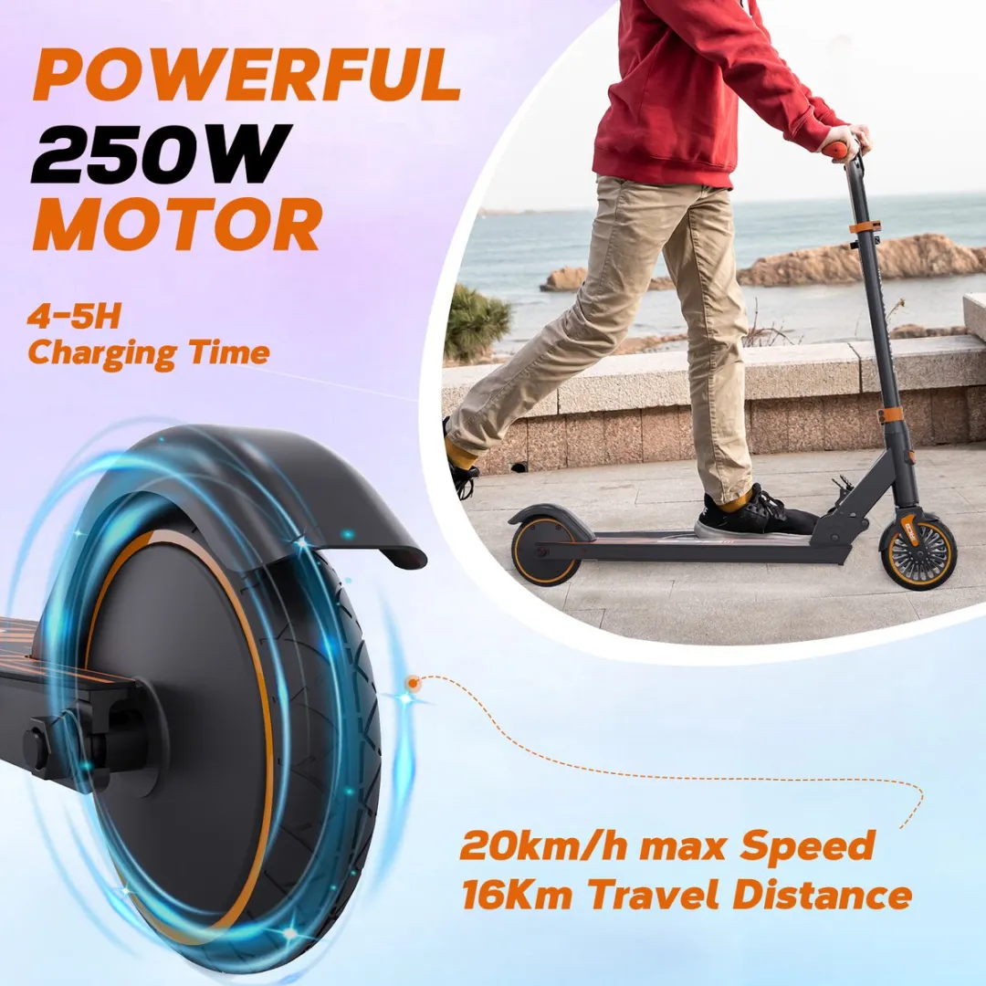 RCB Kinderstep Inklapbaar 25V 20km/u - 5.5" Oranje