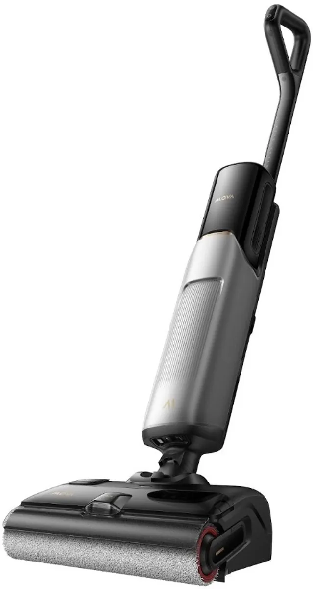 MOVA X4 Plus – Draadloze Steelstofzuiger mét Dweil - 20.000 Pa Zuigkracht - Zelfreinigend Station - Reiniging met Warm Water tot 100 °C
