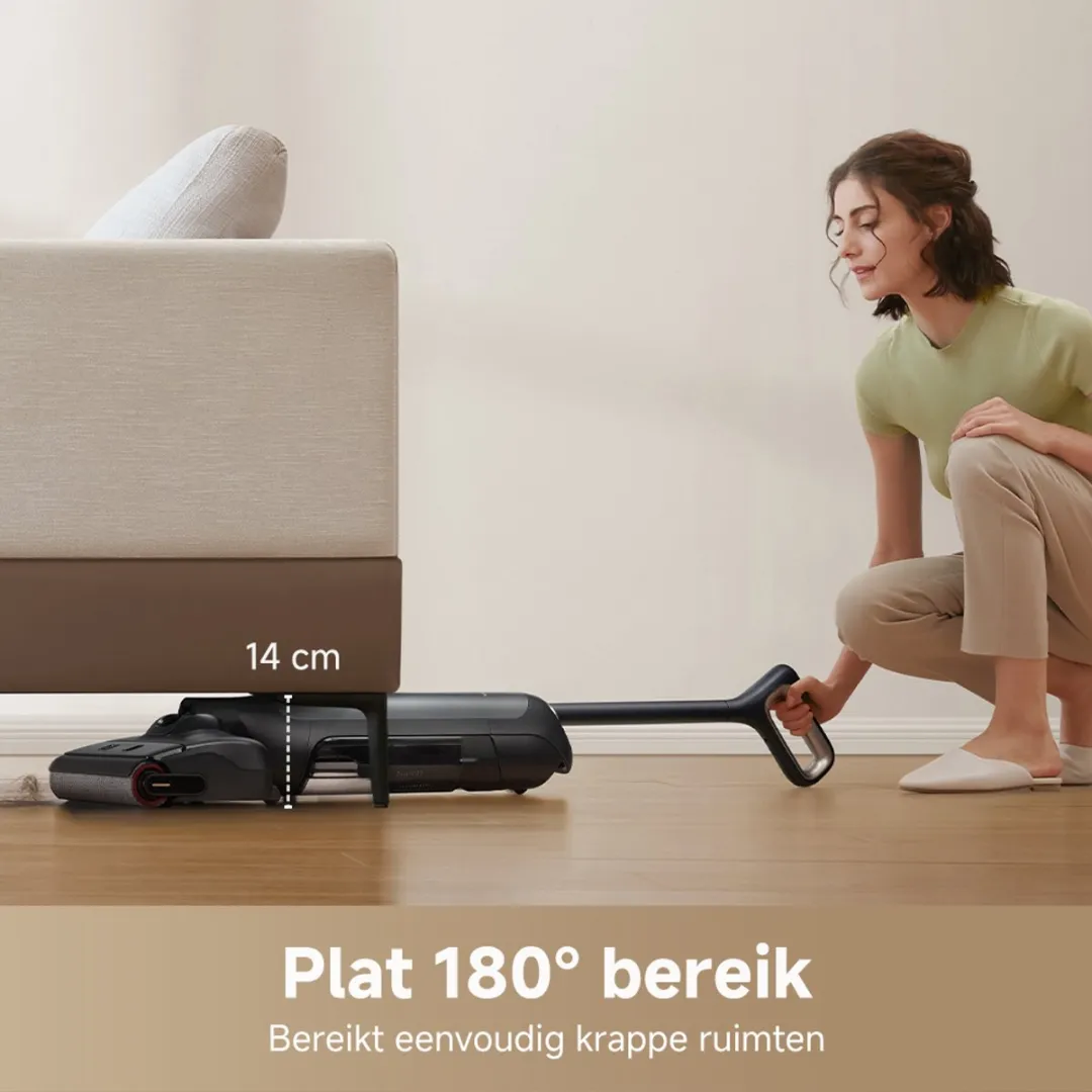Mova M10 Steelstofzuiger - 18.000Pa - Zwart