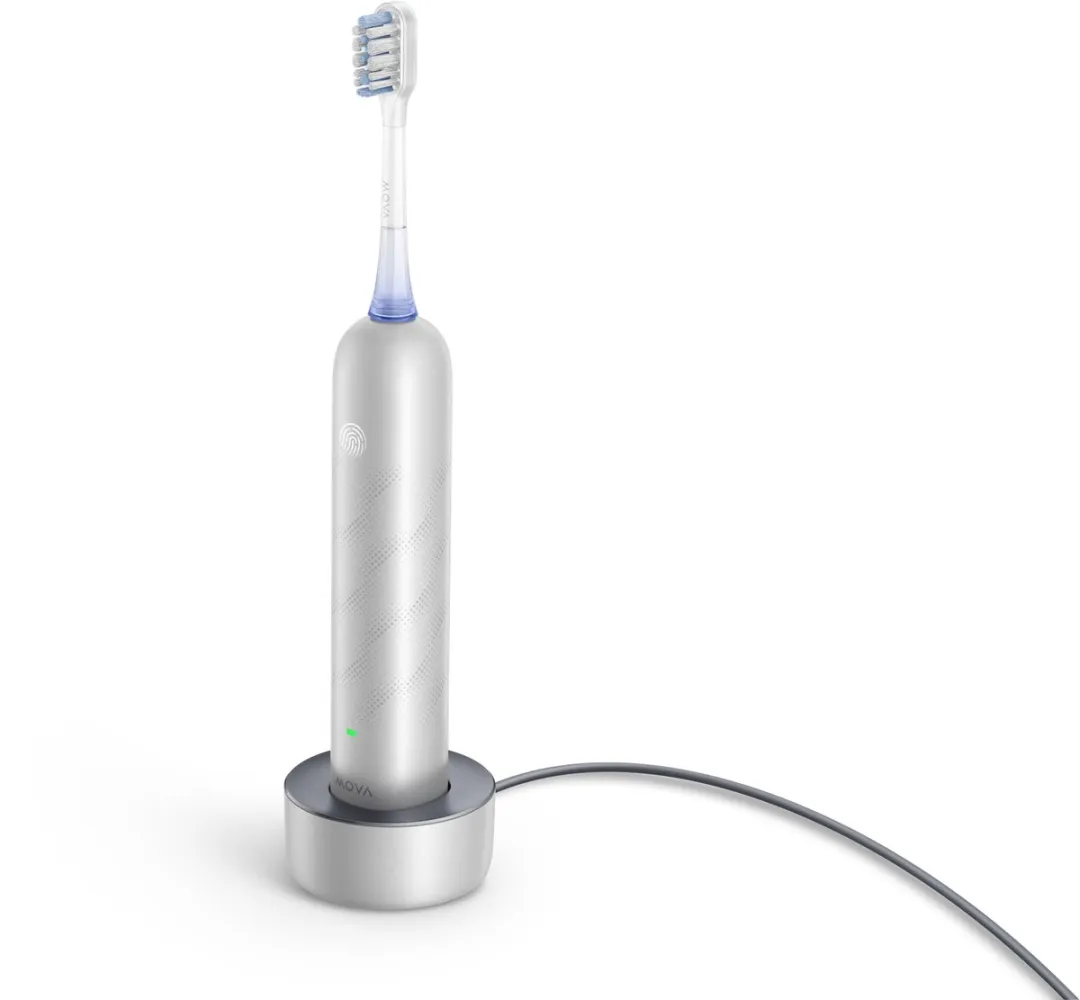 Mova Fresh Pro Elektrische Tandenborstel - Zilver - 3D Clean Tech