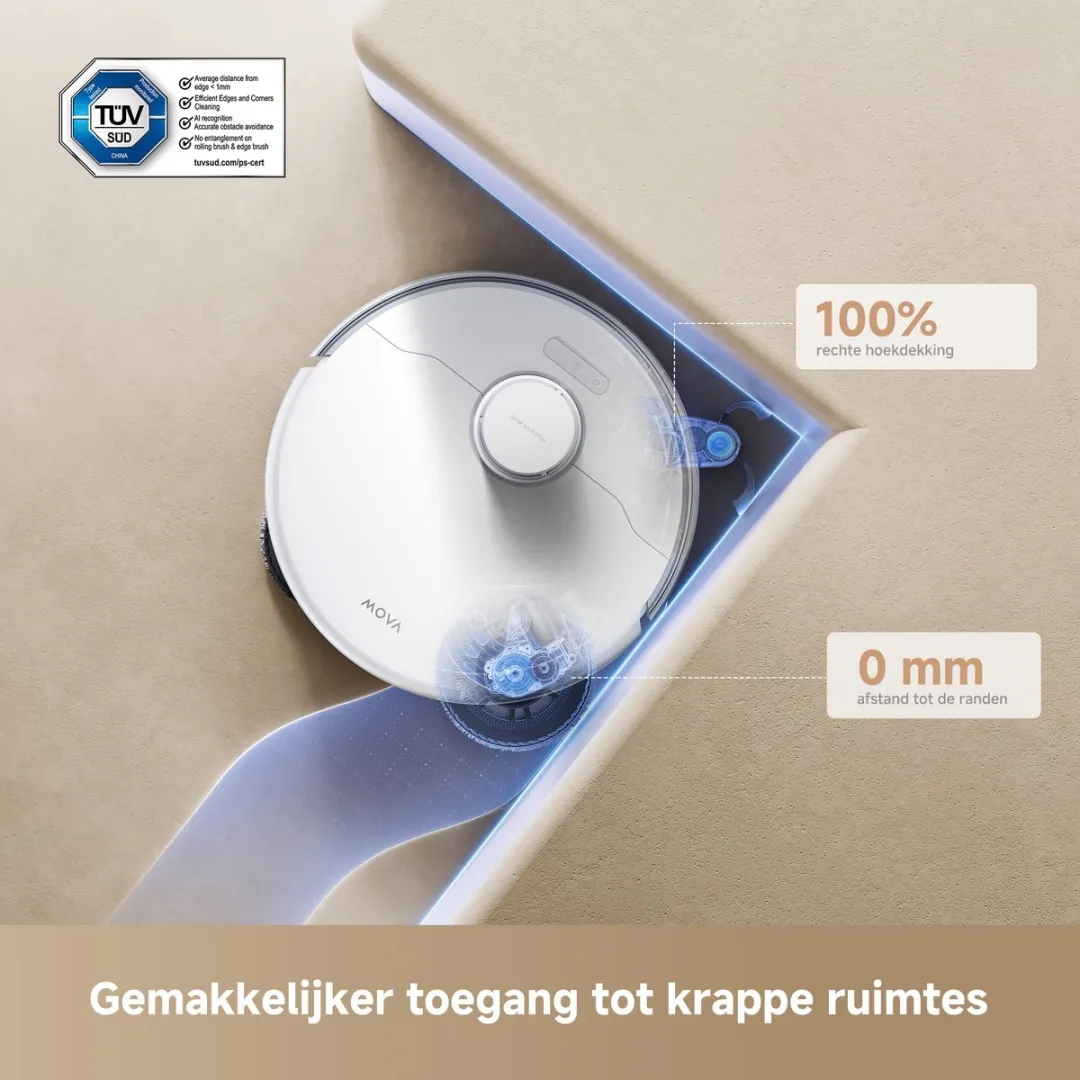 Mova P50 Ultra Robotstofzuiger 700W - Wit