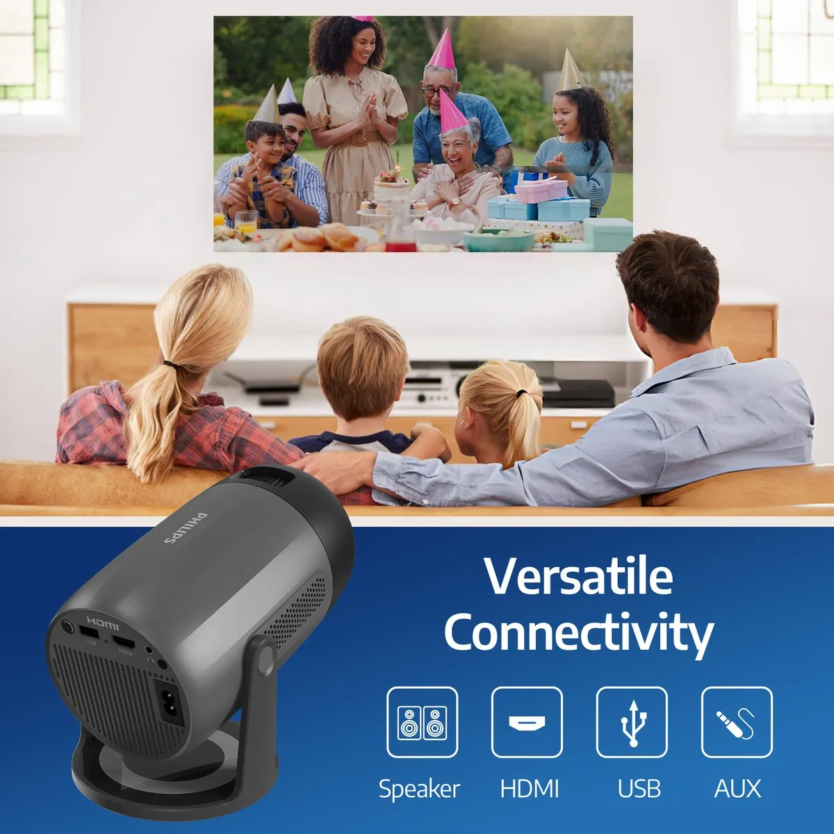 Philips NeoPix 150 NPX150/INT Projector 80" Full-HD - Zwart - afbeelding 6 van 6