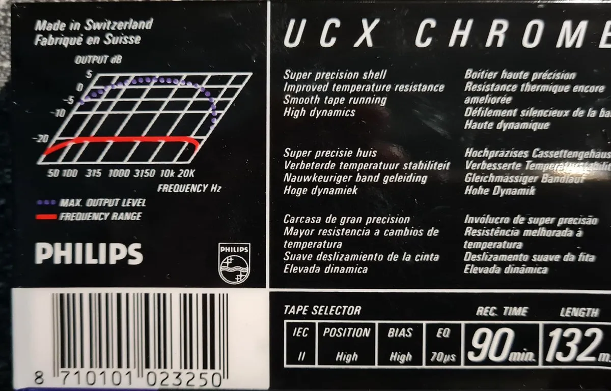 Philips UCX 90 Cassetteband - Paars