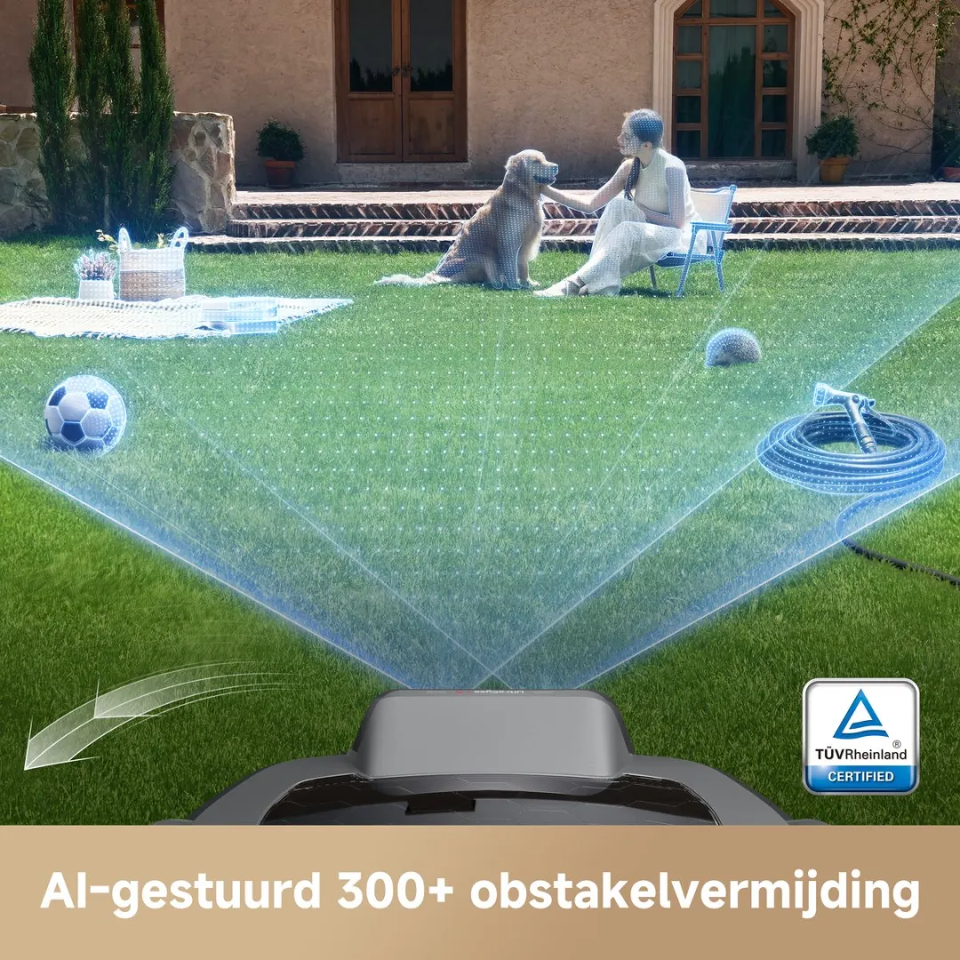 Mova VIAX Robotmaaier 250m² - AI Dual-Vision - afbeelding 6 van 6