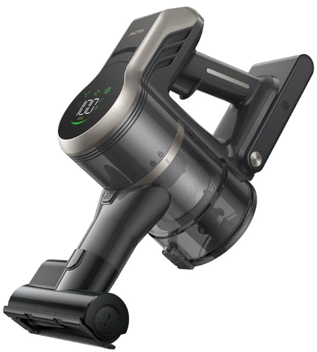 MOVA S2 – Snoerloze Steelstofzuiger met 150 AW Zuigkracht - 25 kPa - Compact Opvouwbaar - 70 min Gebruiksduur - HEPA-filter - Anti-klit Technologie