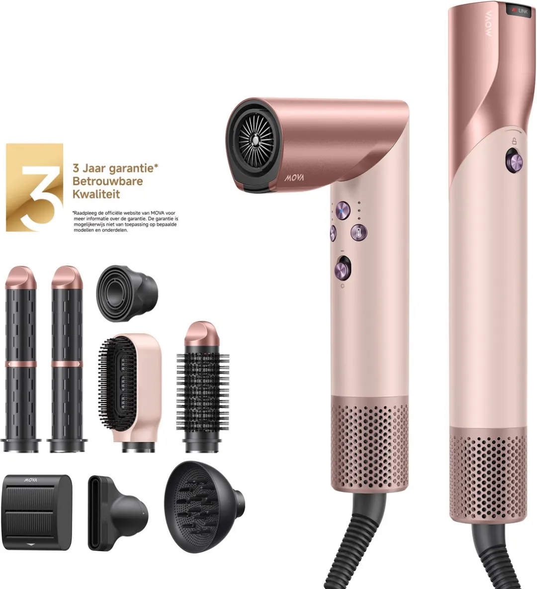 Mova Master 10 Multistyler 7-in-1 - Rose Gold