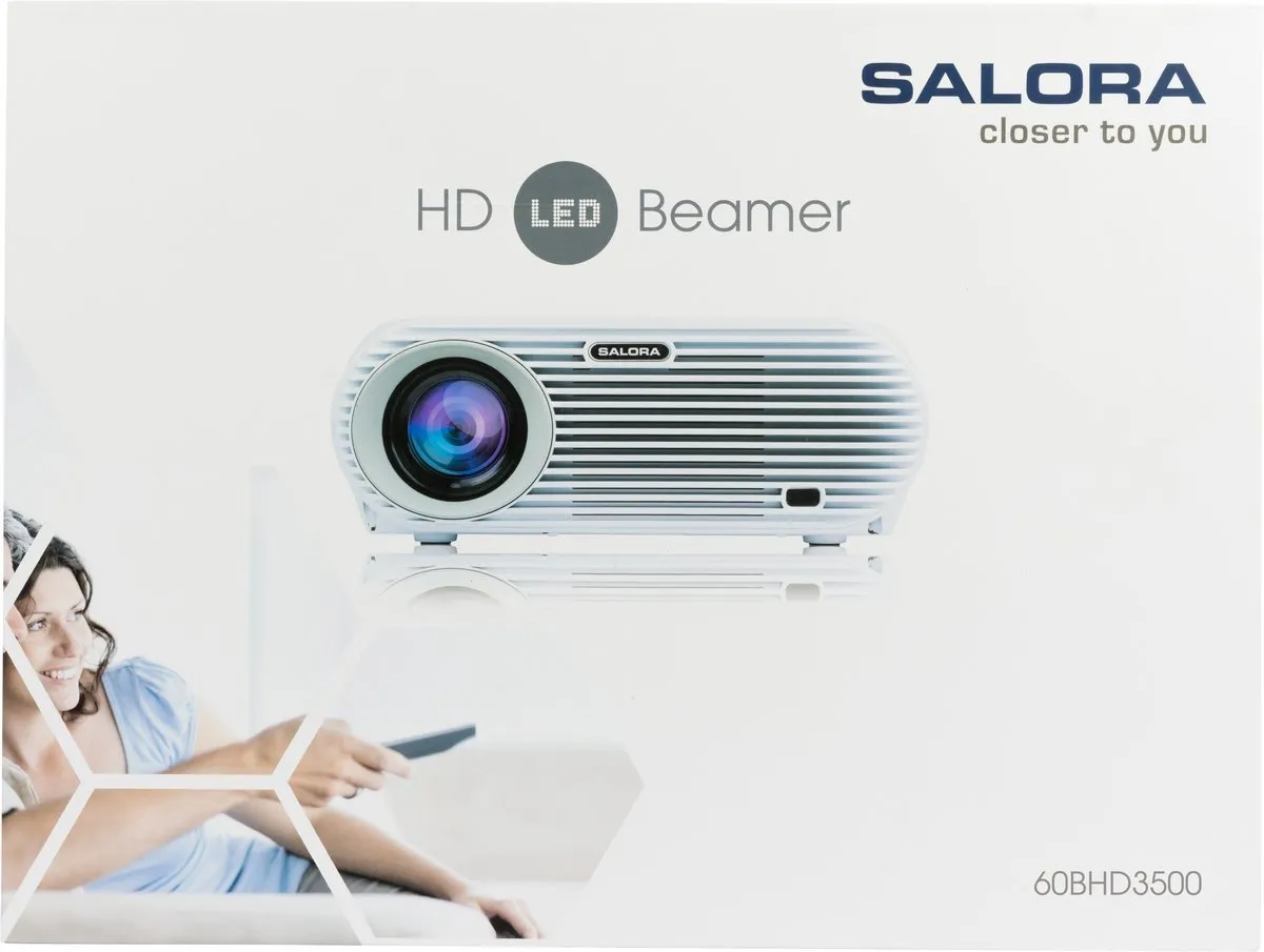 Salora 60BHD3500 Beamer - Wit