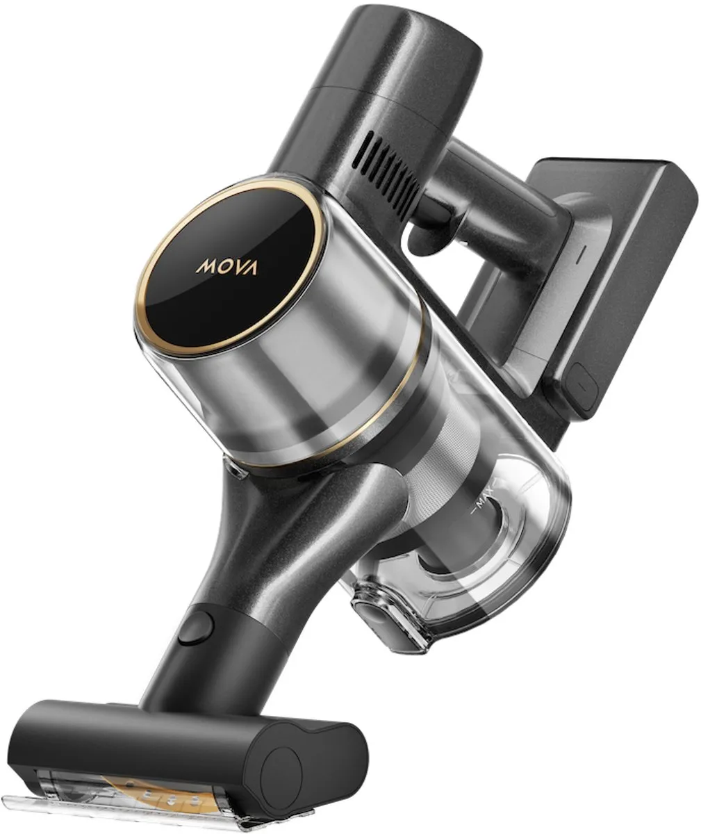 Mova S5 Sense Draadloze Stofzuiger - 190 Airwatts - Transparent