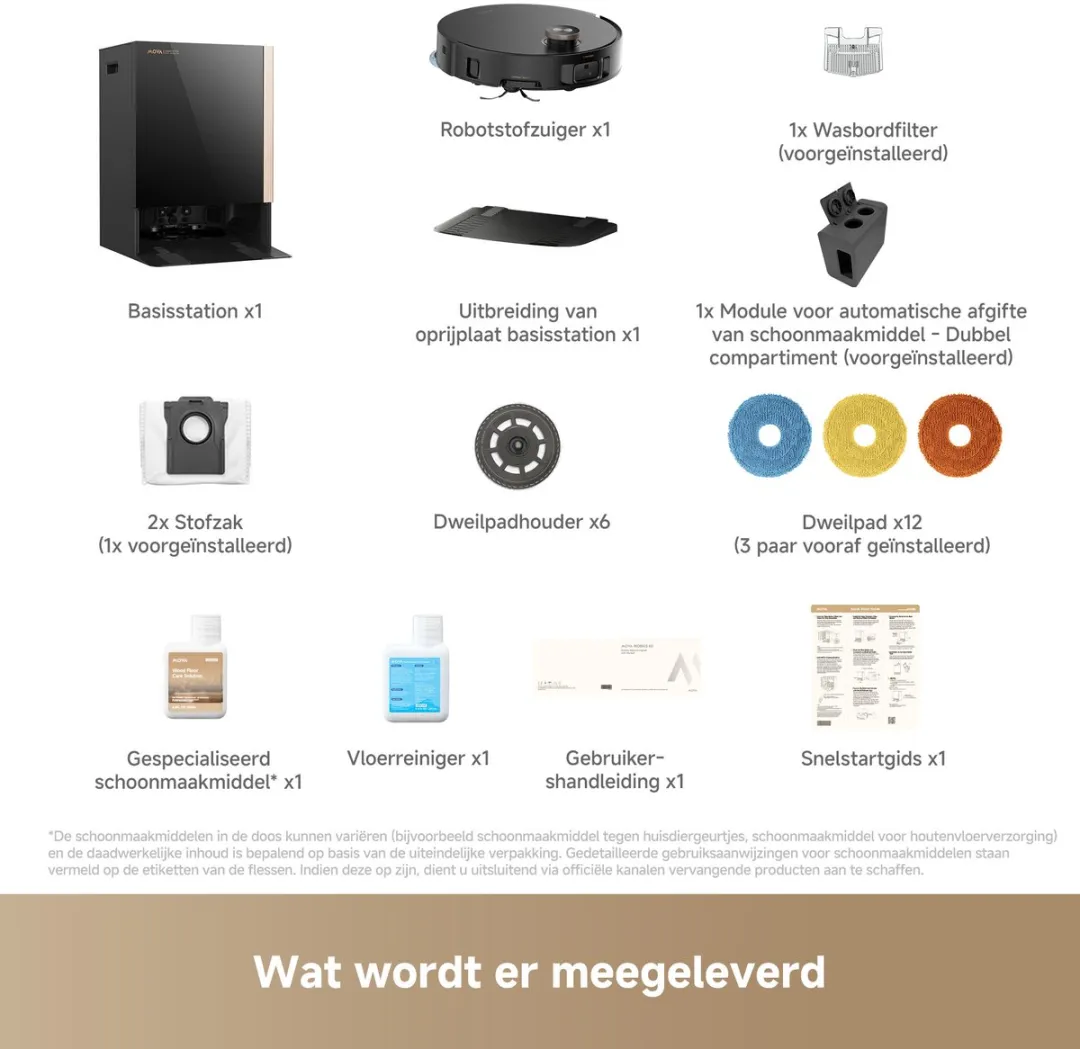 Mova Mobius V60 Robotstofzuiger 30.000Pa - Zwart