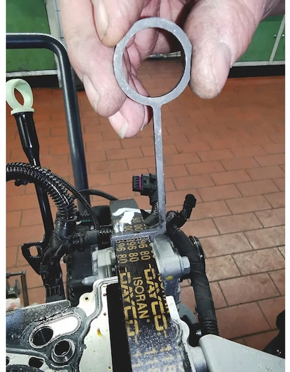 Würth Testgereedschap Tandriem PSA/Opel - Zwart