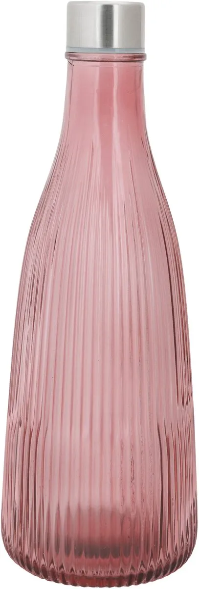 Cosy & Trendy Waterkaraf Atla met RVS Dop - Glas - 1 liter - Maroon