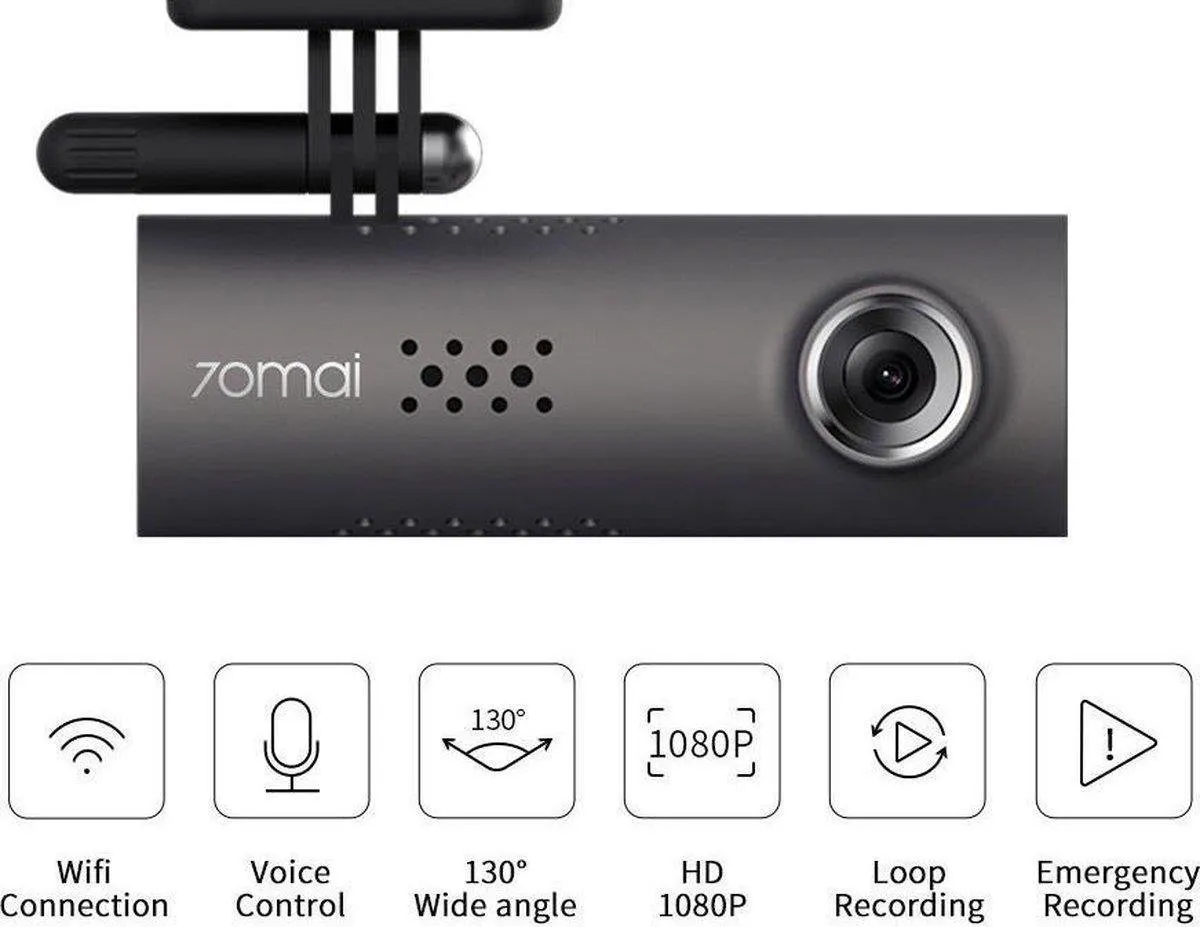 Xiaomi 70 Mai 70mai ENG Dashcam - 4MP - Grijs - afbeelding 6 van 6