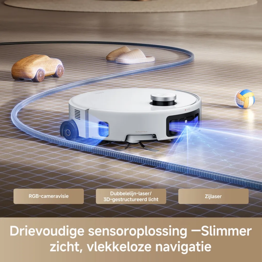 Mova Z60 Ultra Roller Robotstofzuiger - 26.000 Pa Wit