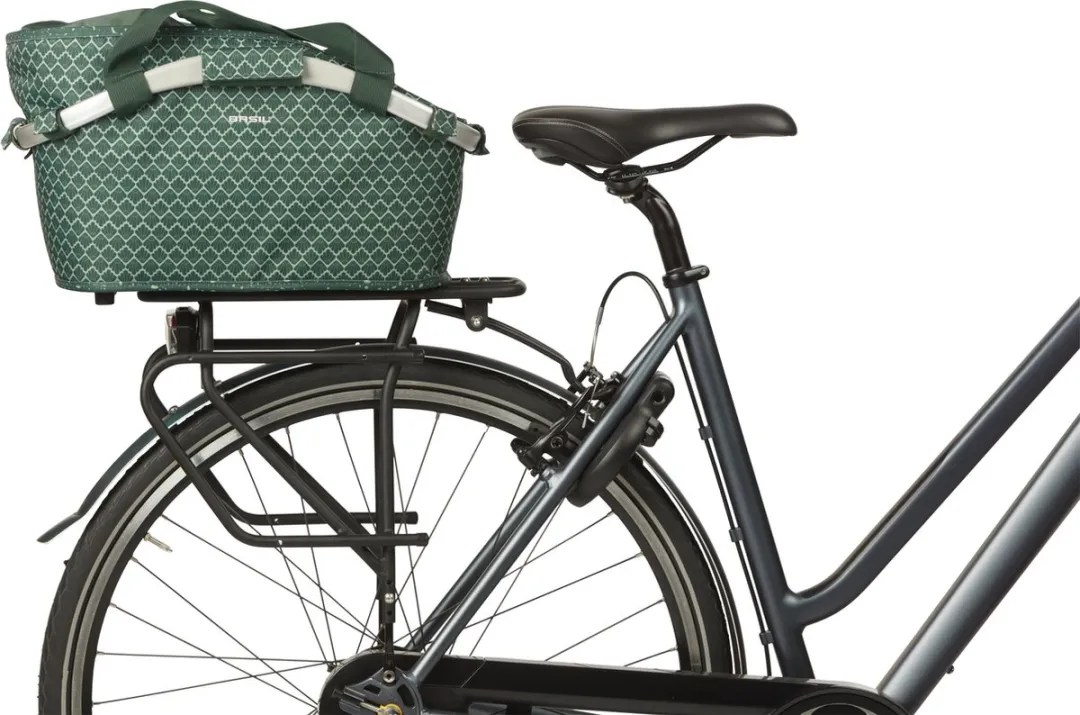 Basil Flair Carry All Achtermand MIK 22L - Groen - afbeelding 6 van 6
