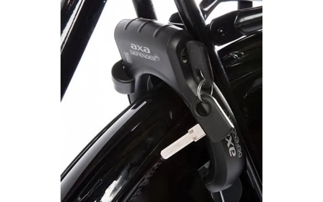 Axa Defender Ringslot 140cm - Mat Zwart