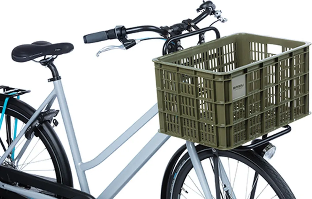 Basil Fietskrat L - 40L - Groen