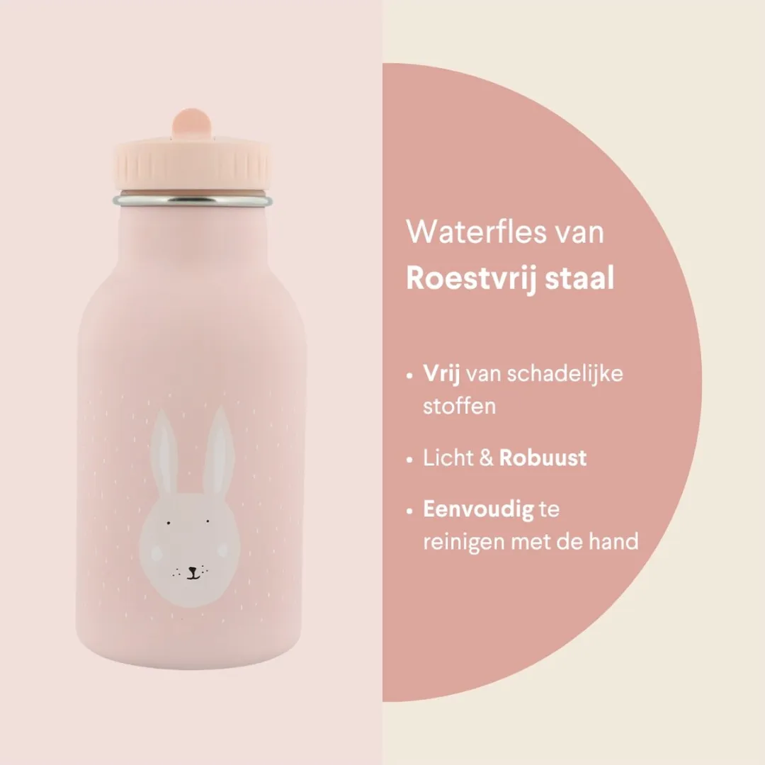Trixie Mrs. Rabbit RVS Waterfles 350ml - Roze