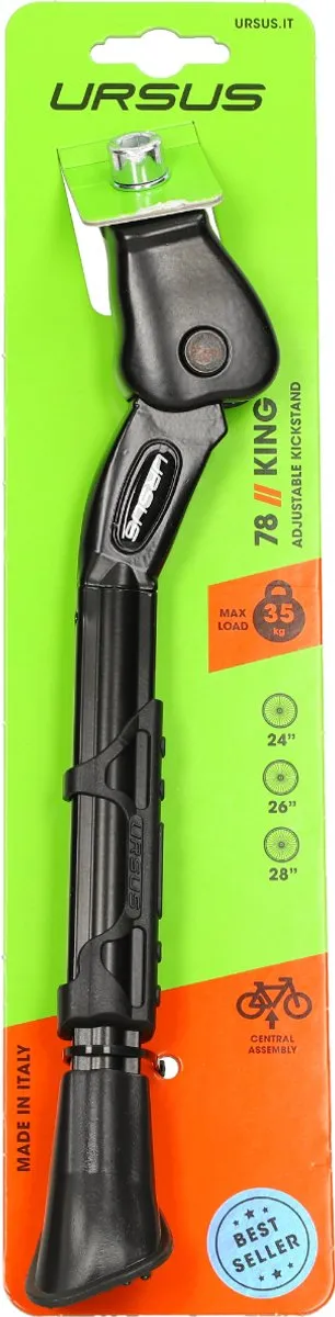 Ursus Verstelbare Fietsstandaard 26-28 inch - Zwart - Max 35 kg