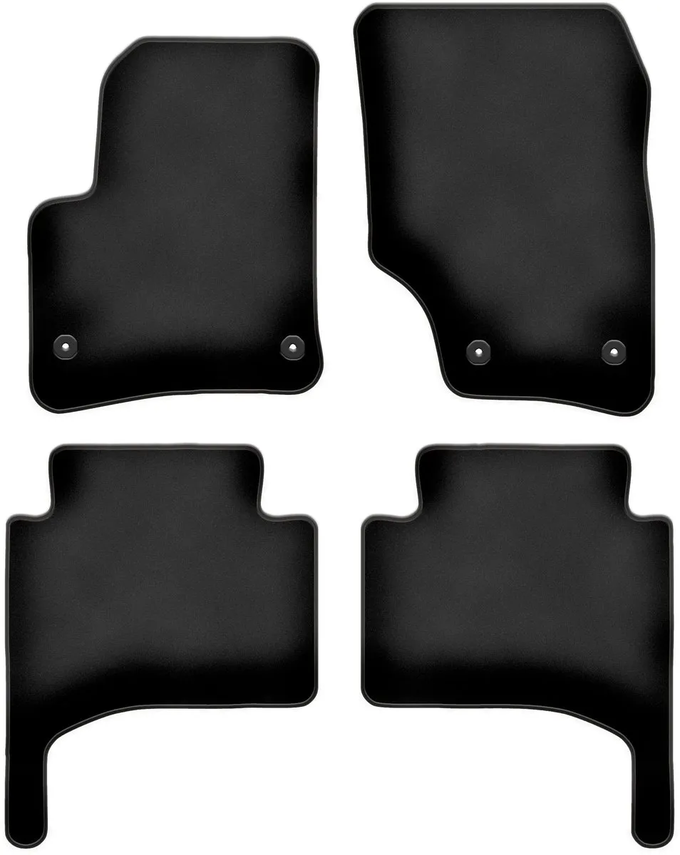 Volkswagen Touareg I Automatten - Zwart - 4 Stuks
