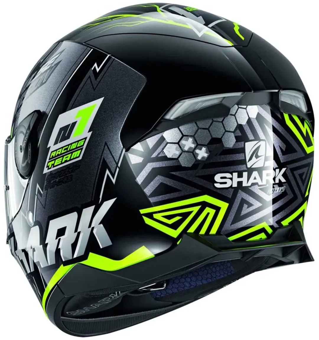 Shark Skwal 2.2 Noxxys Integraalhelm - XS - Zwart/Geel/Zilver