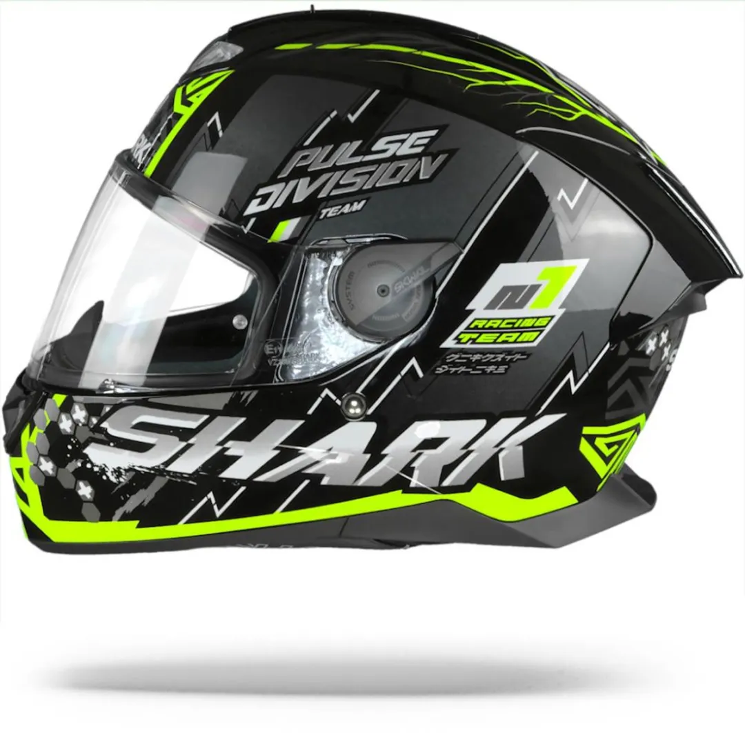 Shark Skwal 2.2 Noxxys Integraalhelm - XS - Zwart/Geel/Zilver