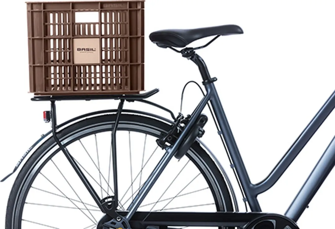 Basil Fietskrat L - 40 Liter - Bruin - afbeelding 6 van 6