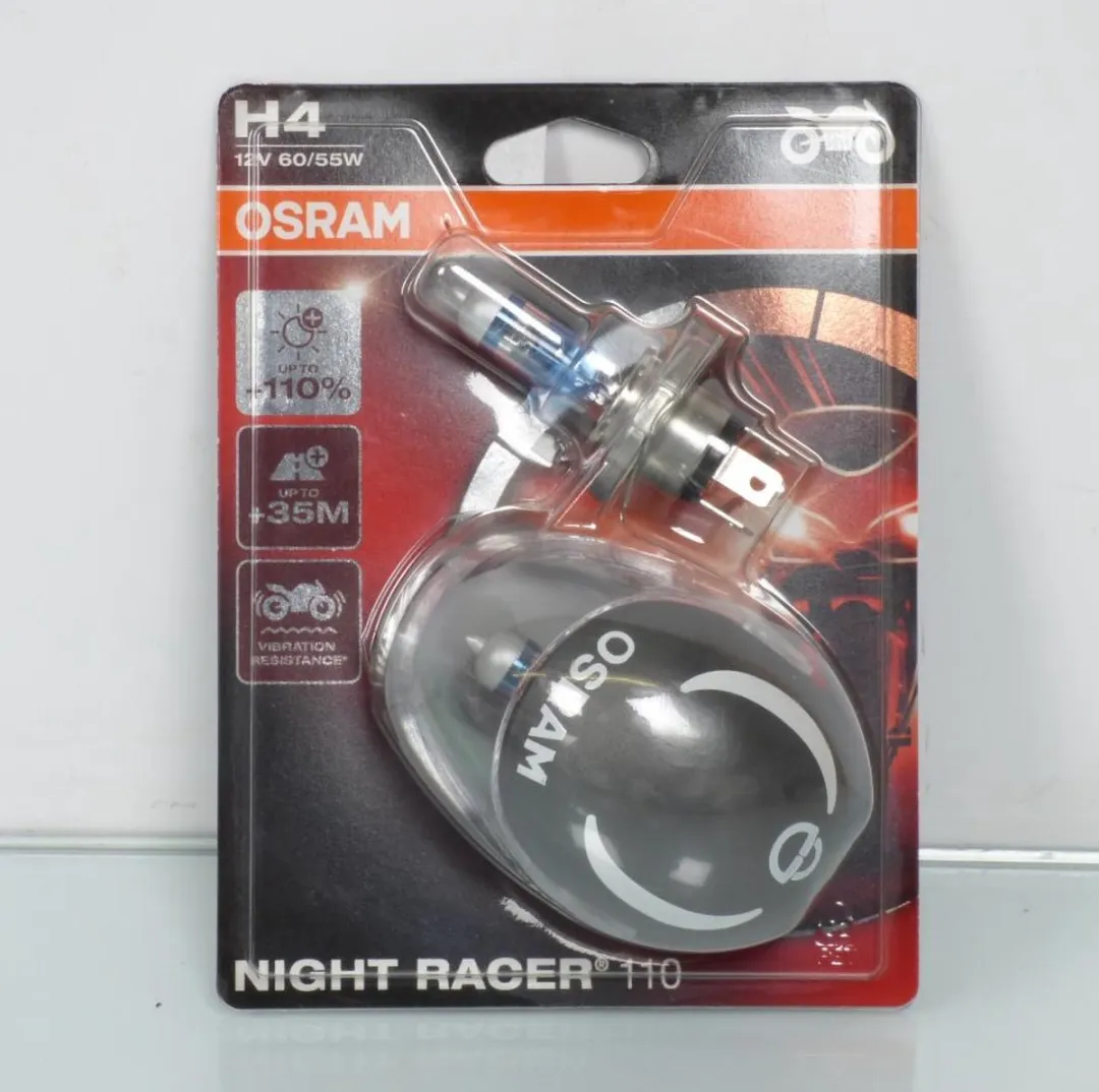 Osram Night Racer 110 H4 64193NR1-02B Set - 2 Stuks