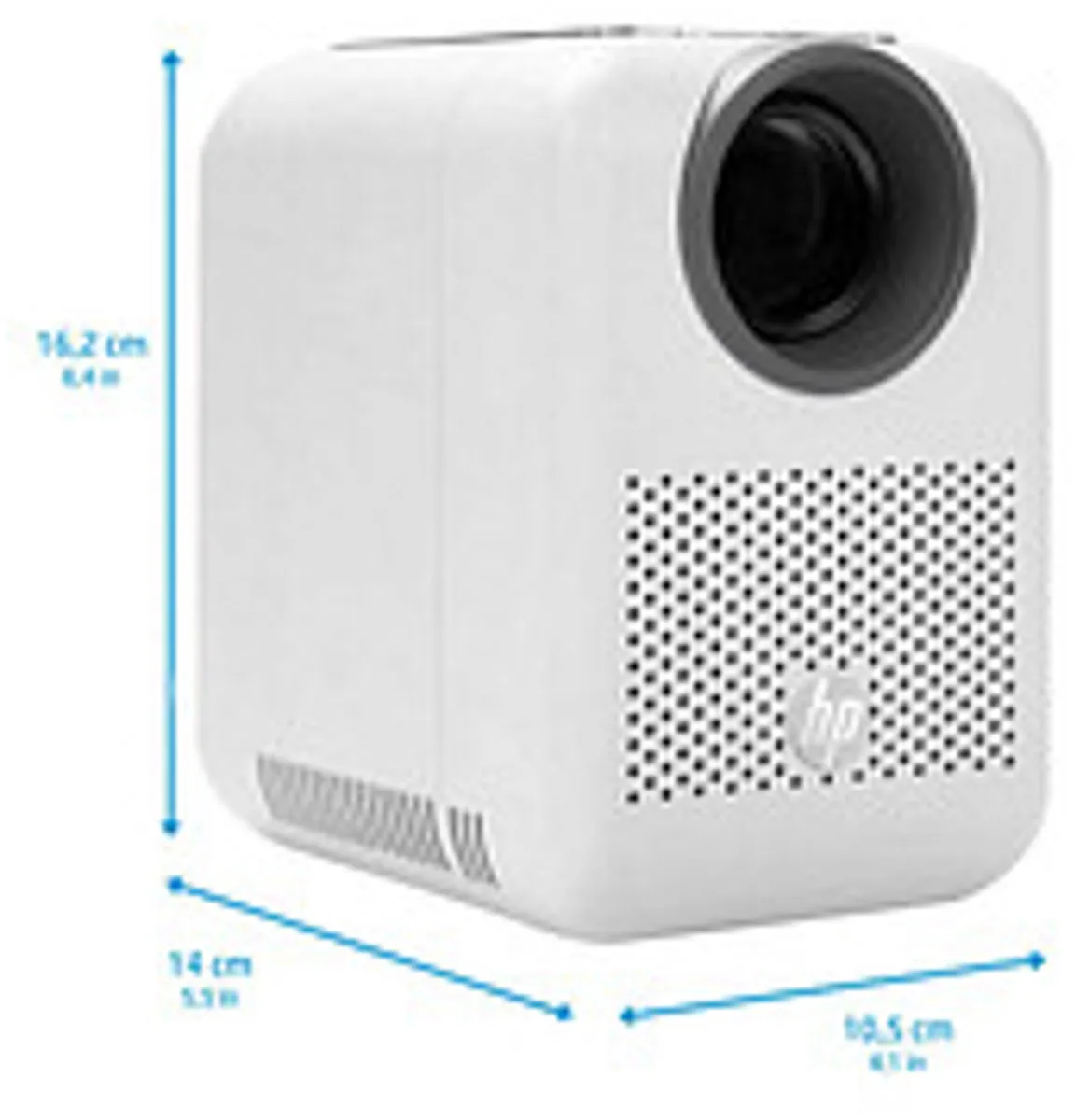 HP CC180W Projector 720p - 100 ANSI Lumen - Wit