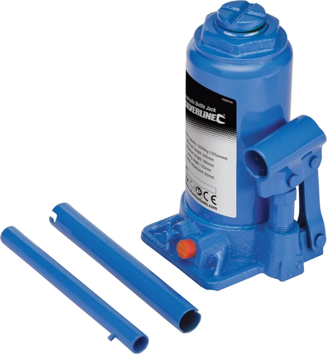 Silverline Hydraulische Potkrik 10 Ton