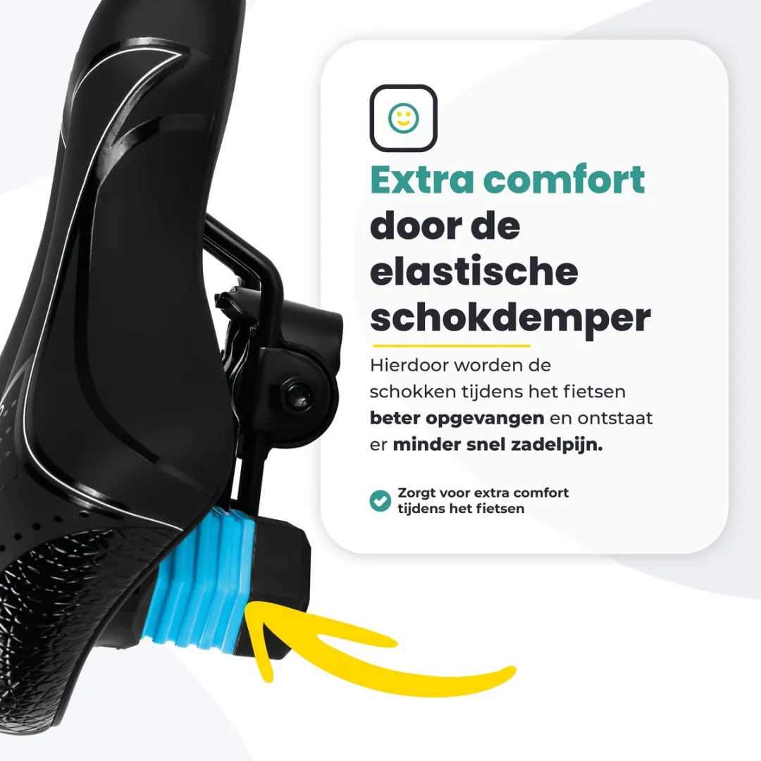 Voltano Essence Fietszadel - Premium Gel - Zwart