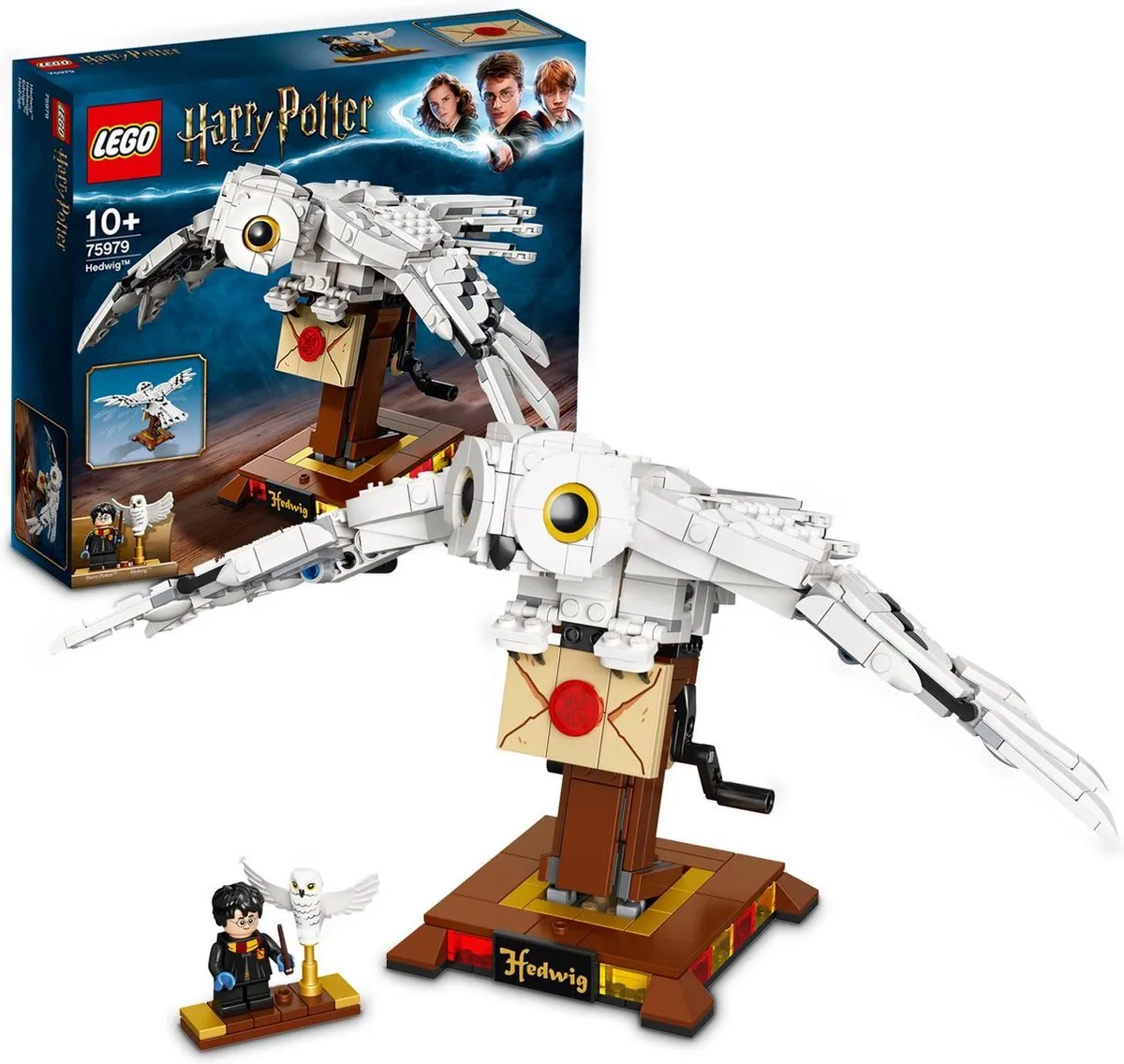 LEGO Harry Potter Hedwig 75979 - 630 Stenen - 1 Minifiguur