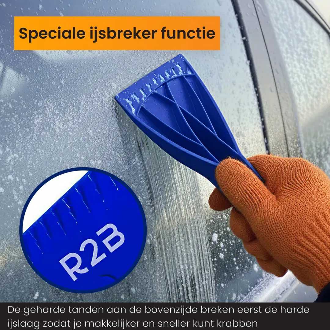 R2B IJskrabber Auto met IJsbreker - Blauw