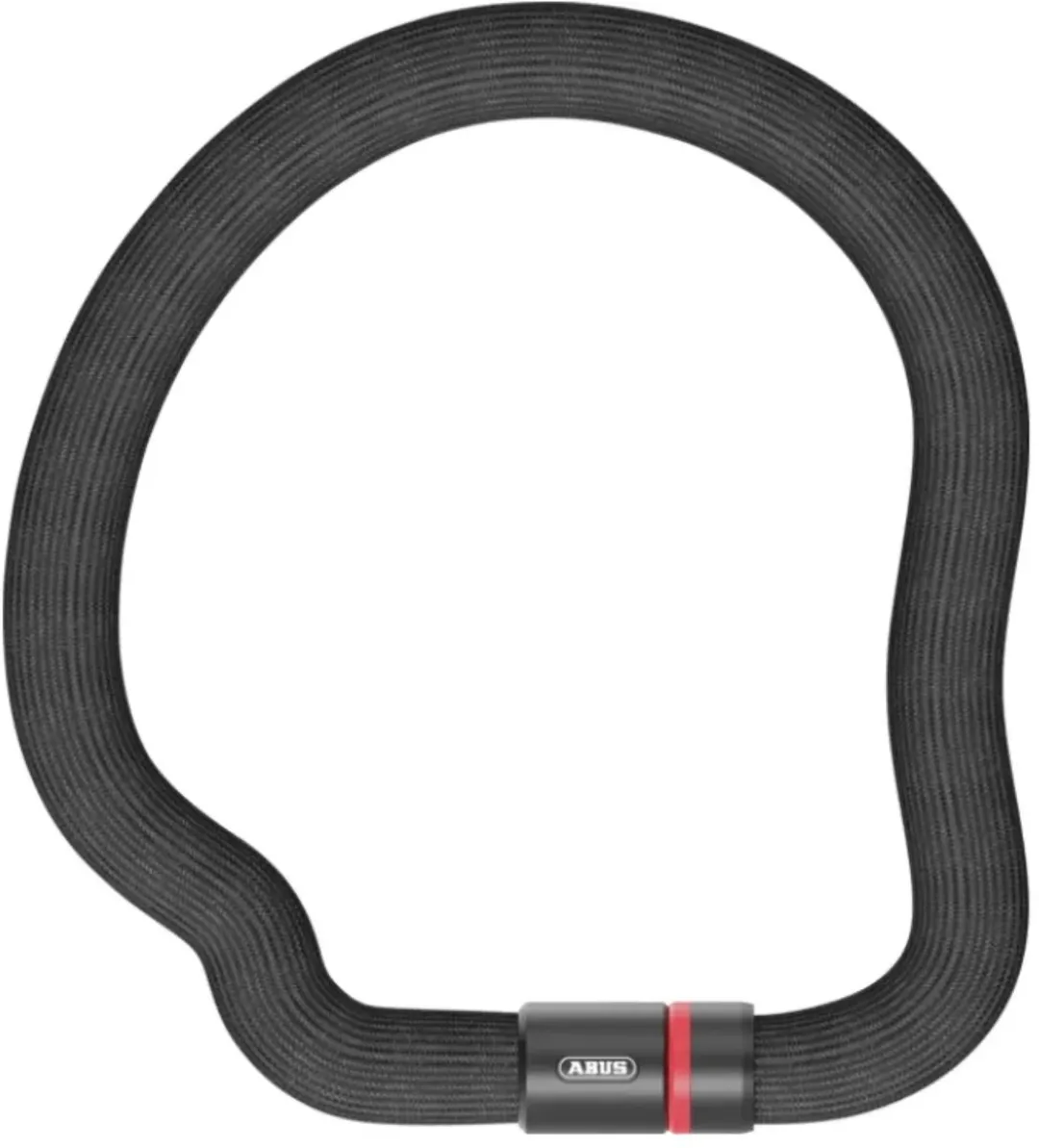 ABUS Kettingslot 6mm 110cm - Flexibele hoes - Zwart