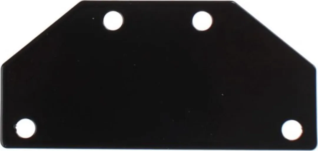 Gazelle Bevestigingsplaatje Reflector - 9,5x4,5cm - Zwart