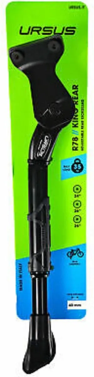 Ursus Verstelbare fietsstandaard - aluminium - 24-28 inch - zwart - max 35 kg