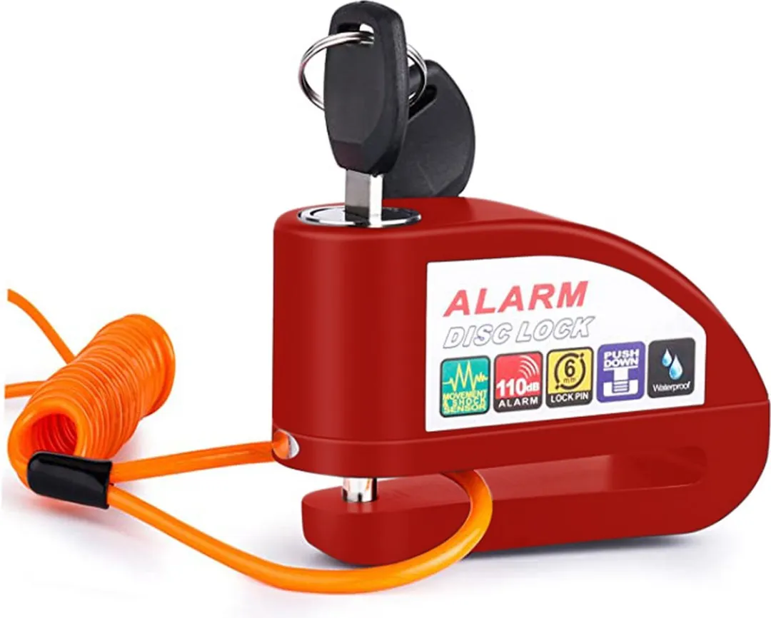 VINZ Elbroes Schijfremslot Alarm 6mm