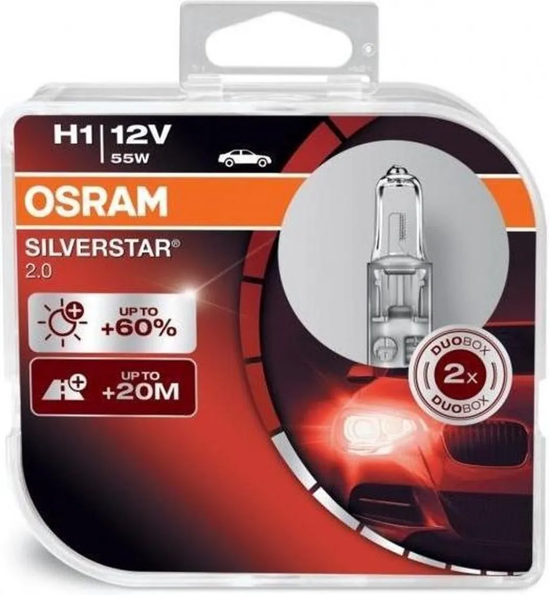 Osram Silverstar 2.0 H1 Halogeenlamp 12V/55W