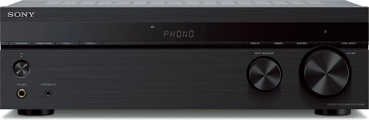 Sony STR-DH190 Stereo Receiver - 200W - afbeelding 6 van 6