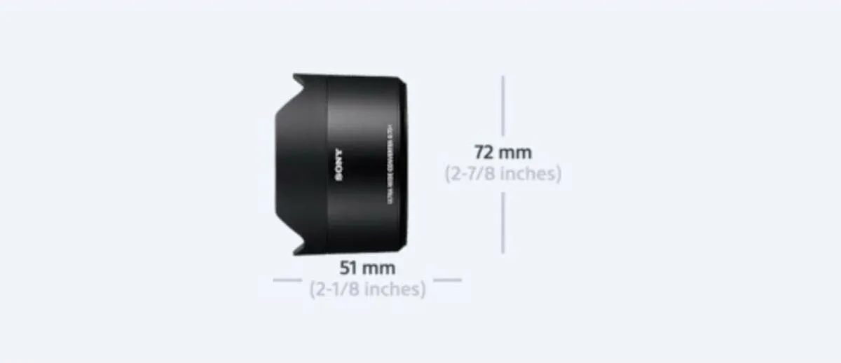 Sony SEL075UWC 75-300mm f/4.5-5.6 Lens - Zwart - afbeelding 2 van 6