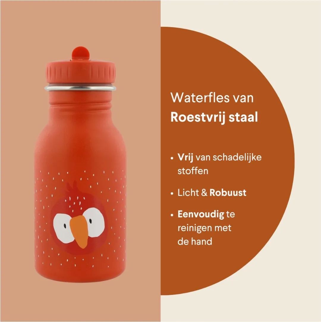 Trixie Mr. Parrot RVS Waterfles 350ml - Rood - afbeelding 6 van 6
