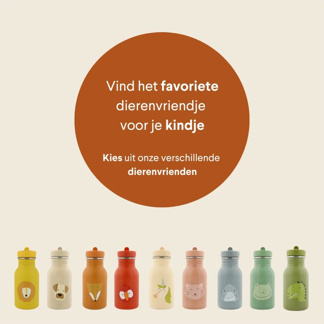 Trixie Mr. Parrot RVS Waterfles 350ml - Rood