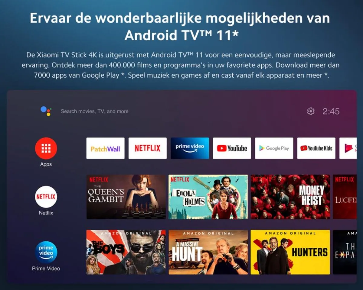 Xiaomi Mi TV Stick XM310005 - Full HD Android TV Stick - Zwart