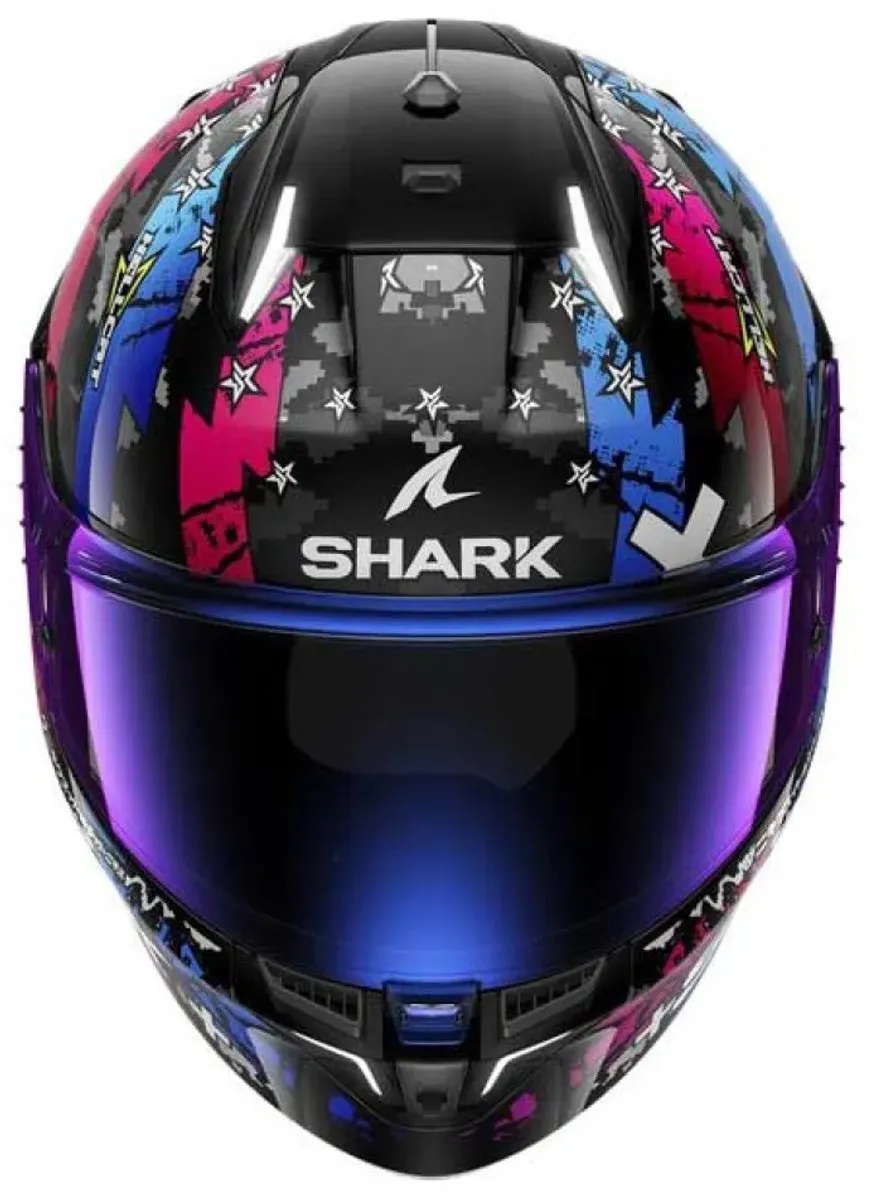 Shark Skwal I3 Hellcat Helm - XL - Blauw/Grijs/Rosa/Wit