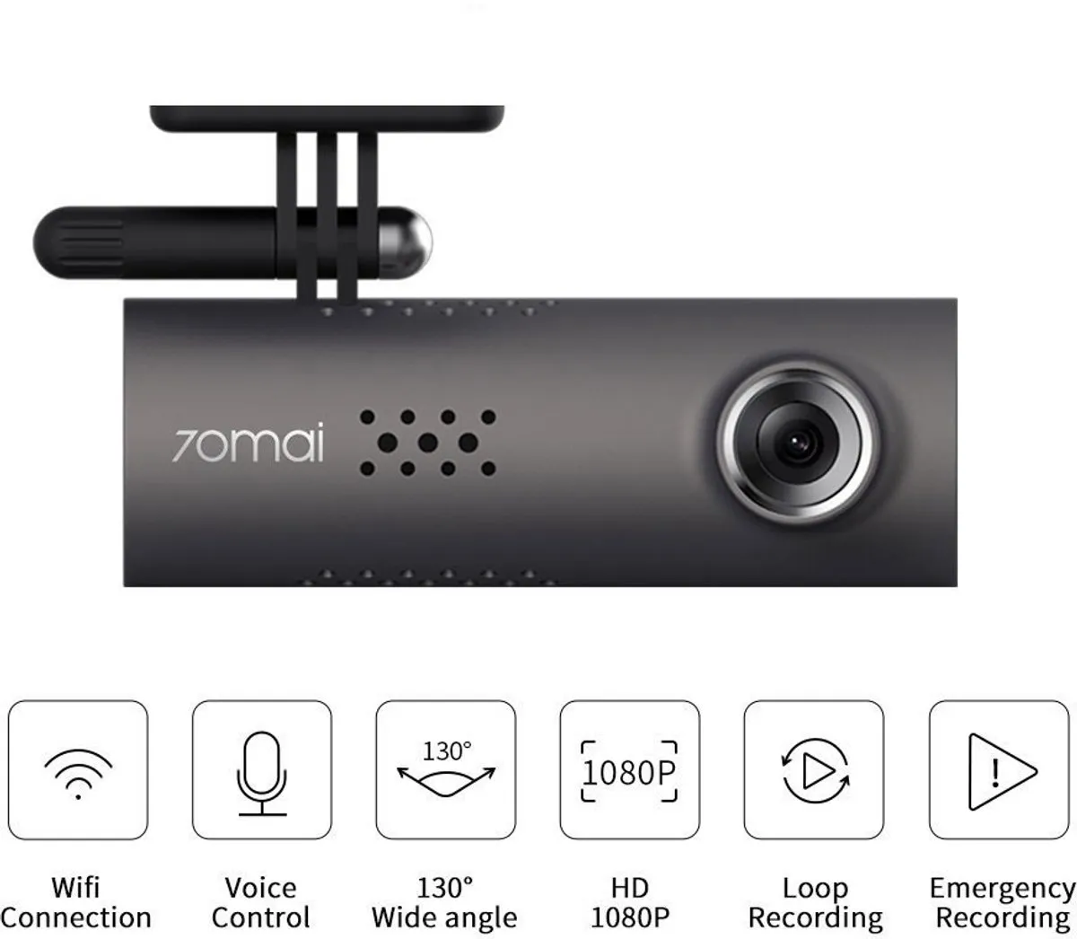 Xiaomi 70Mai 1S Wifi FullHD - Dashcam voor auto