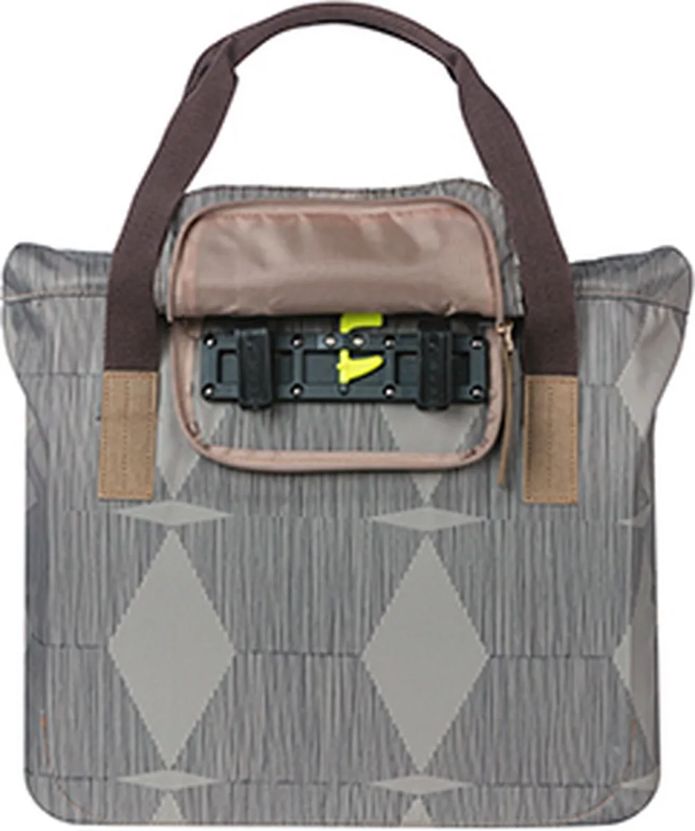Basil Elegance Fietsshopper 20L - Chateau Taupe - afbeelding 6 van 6