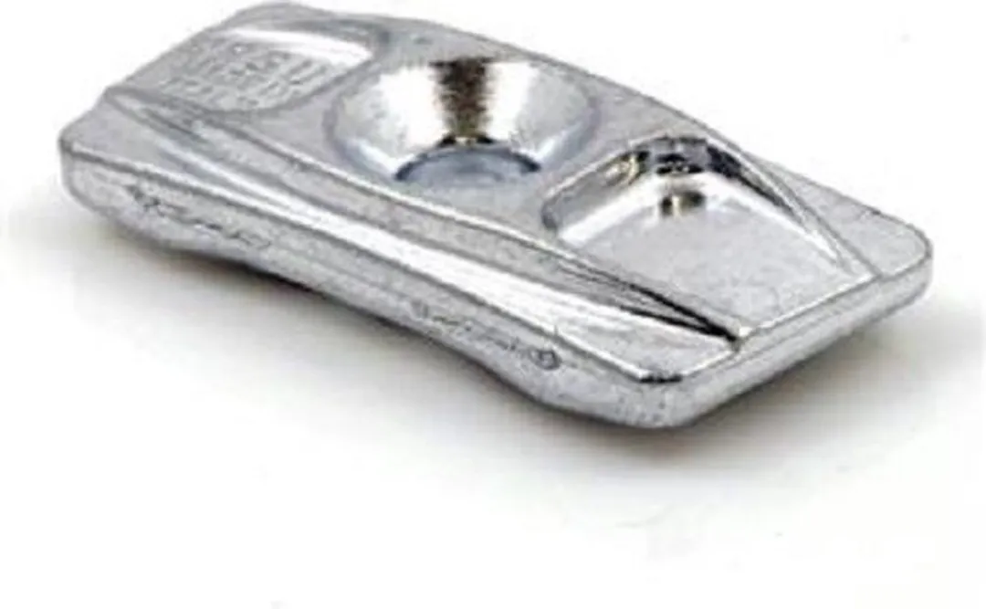 Ursus Adapterplaat Jumbo M10 X 75mm - Aluminium Zilver